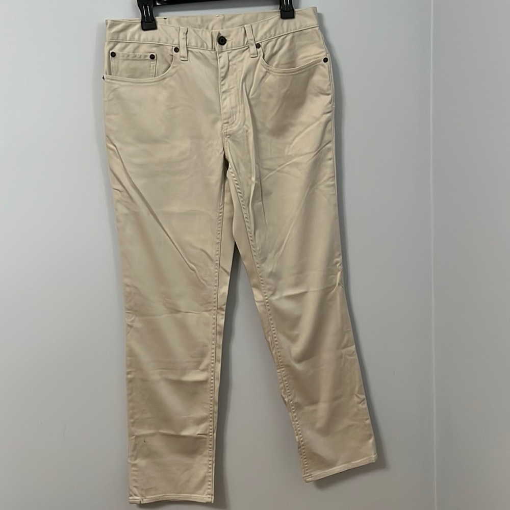 NWOT Polo Ralph Lauren Men’s Stretch Straight Fit Pants Cream Color